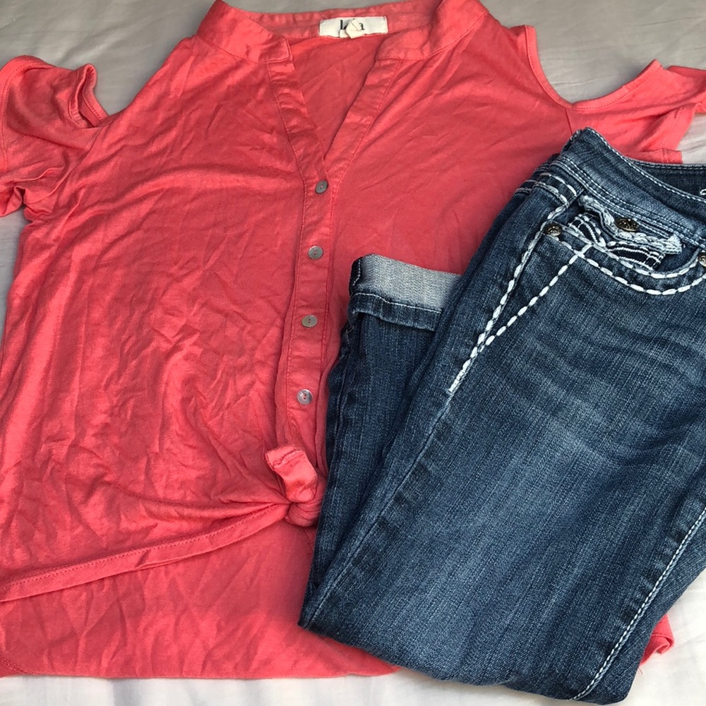 Cute summer off shoulder top